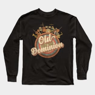 Music Tour Vintage Retro // Old Dominion Long Sleeve T-Shirt